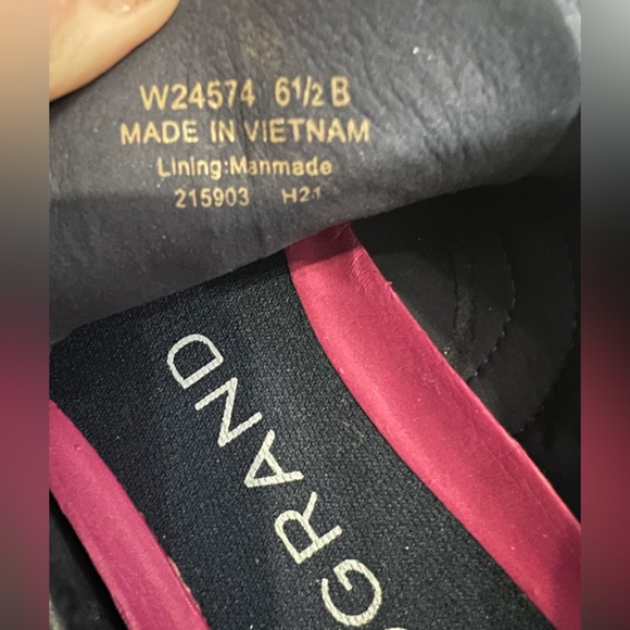 Cole Haan Women’s ZeroGrand O.S. Leather Blue Lace Up Comfort Shoes Sz 6.5 - Picture 7 of 8